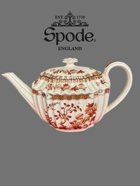 Copeland Spode Indian Tree Teapot With Lid